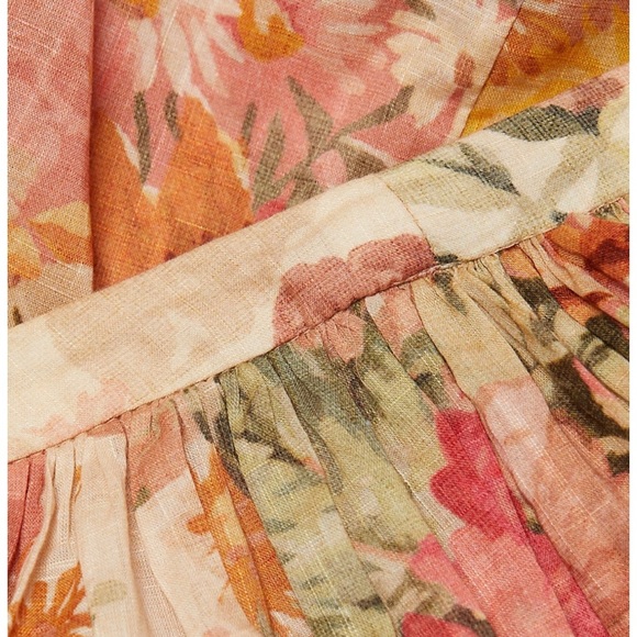Zimmermann patti floral patchwork maxi dress size 1 - Picture 8 of 8